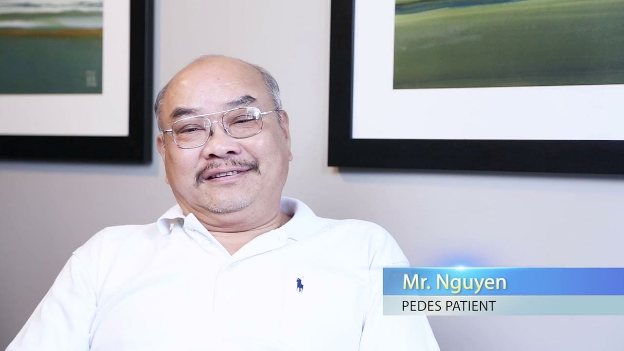 Patient at Pedes Orange County Vascular Specialists, Mr. Nguyen